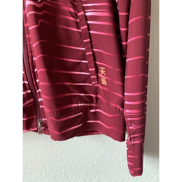 Heidi Klum for New Balance Printed Zip Front Hoodie Bomber Jacket - Picture 9 of 12